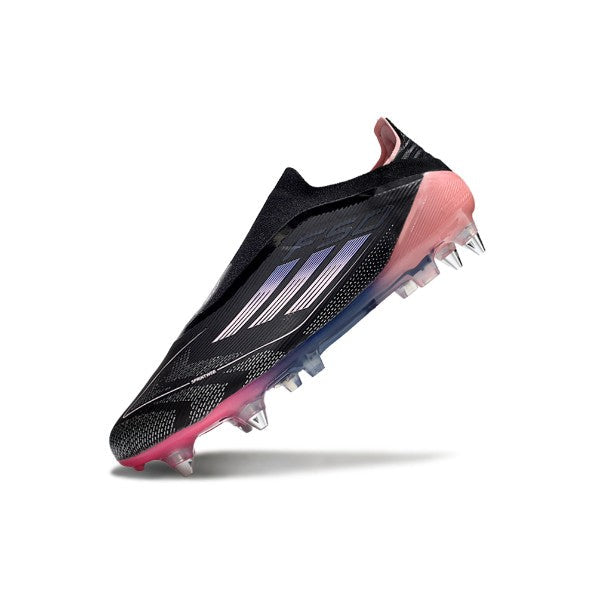 Adidas F50 Elite Without Laces Black and Pink SG Kids