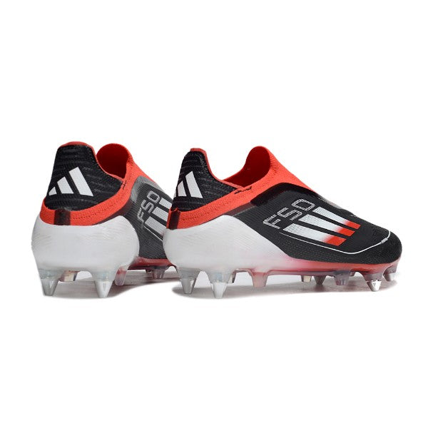 Adidas F50 Elite Laceless Black Red and White SG