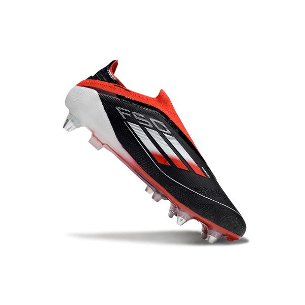 Adidas F50 Elite Laceless Black Red and White SG