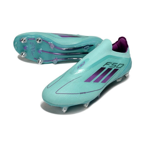 Adidas F50 Elite Without Laces Light Blue SG