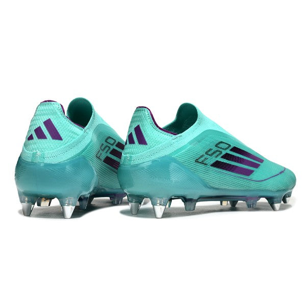 Adidas F50 Elite Without Laces Light Blue SG