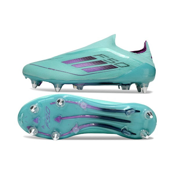 Adidas F50 Elite Without Laces Light Blue SG