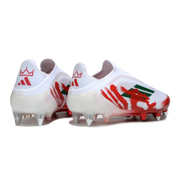 Adidas F50 Elite Laceless White and Red SG