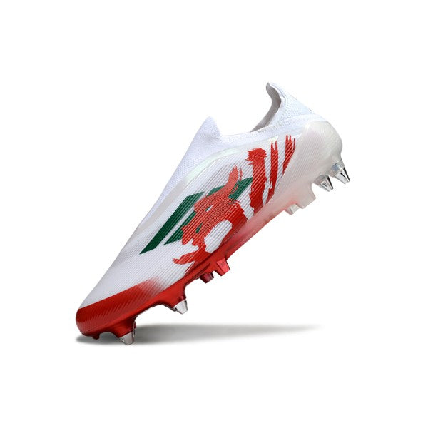 Adidas F50 Elite Laceless White and Red SG