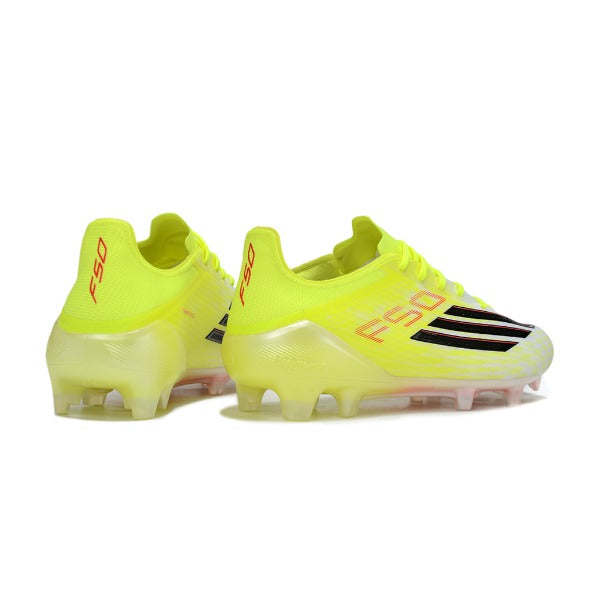 Adidas F50 Elite Yellow and White Firm Ground FG Football Boot