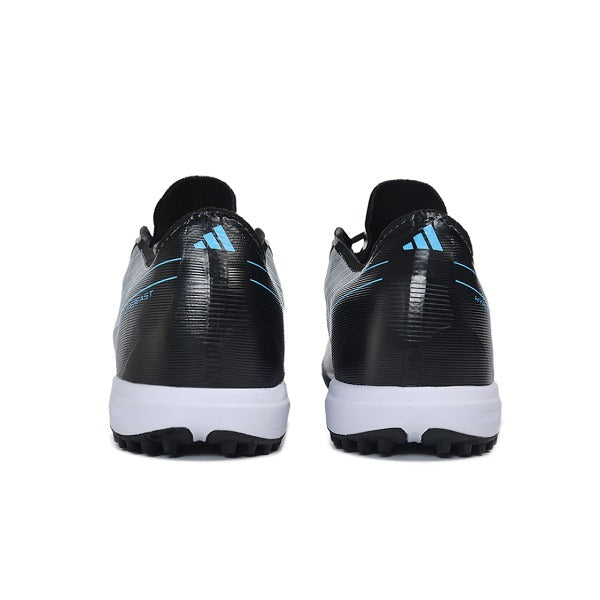 Adidas F50 Hyperfast Elite Black and Blue Turf TF Kids Football Boot