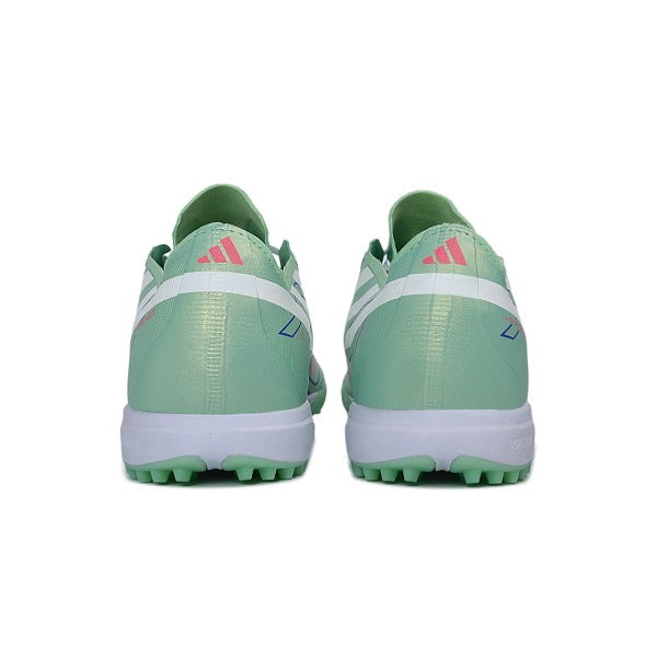 Adidas F50 Hyperfast Elite Light Green and White Turf TF Kids Football Boot