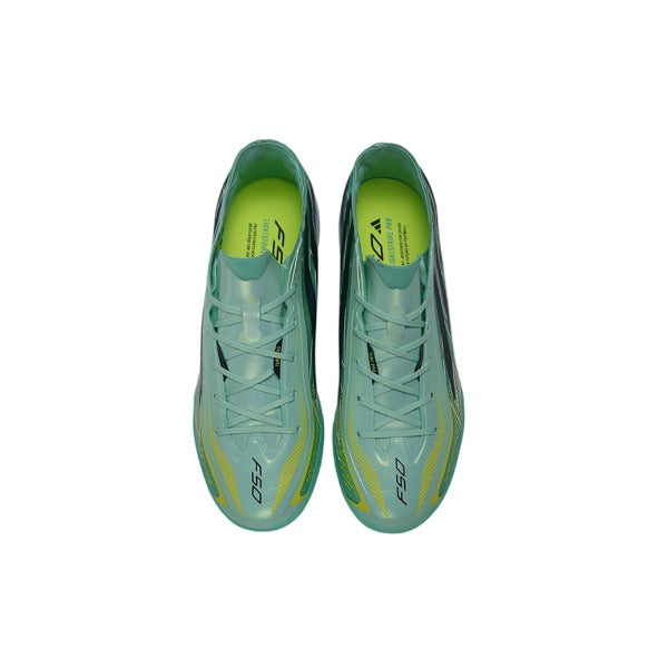 Adidas F50 Hyperfast Elite Light Green Turf TF Kids Football Boot