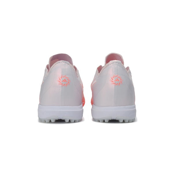 Adidas F50 Hyperfast Elite White and Pink Turf TF Kids Football Boot