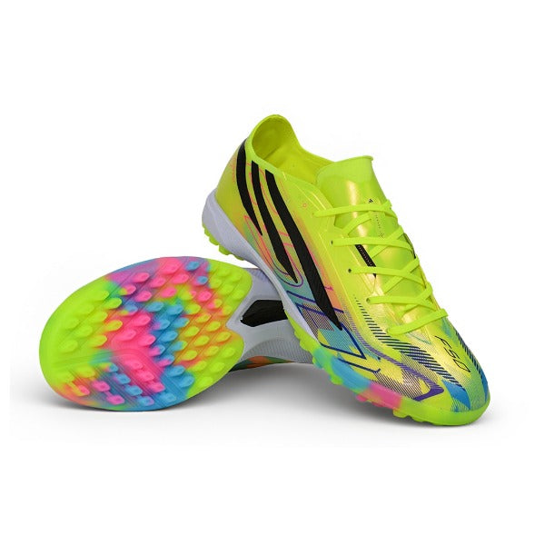 Adidas F50 Hyperfast Elite Yellow and Black Turf TF Kids Football Boot