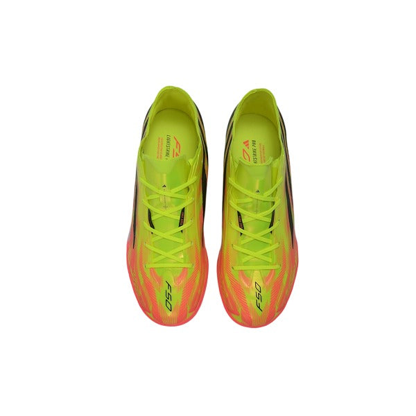 Adidas F50 Hyperfast Elite Yellow and Pink Turf TF Kids Football Boot