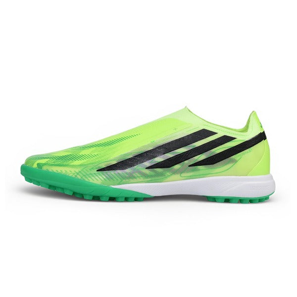Adidas F50 Hyperfast Laceless Elite Light Green Turf TF Football Boot