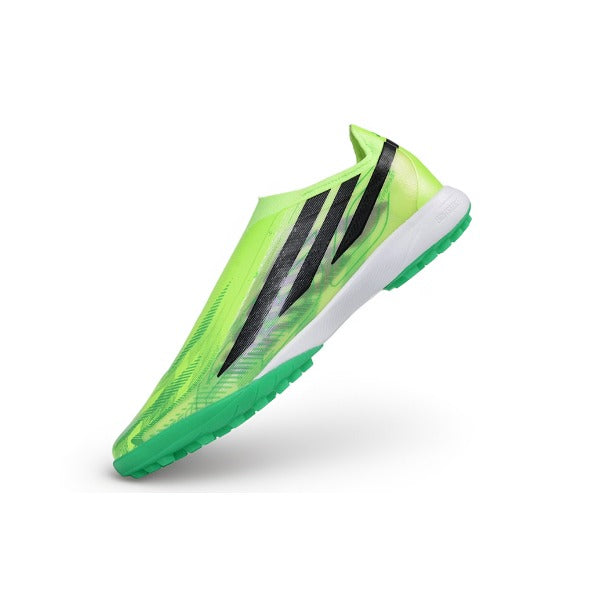 Adidas F50 Hyperfast Laceless Elite Light Green Turf TF Football Boot