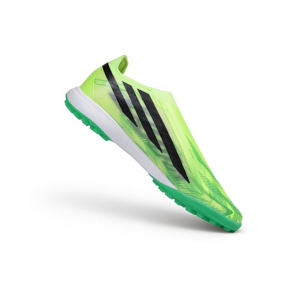 Adidas F50 Hyperfast Laceless Elite Light Green Turf TF Football Boot
