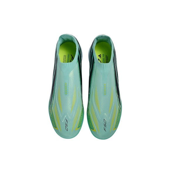 Adidas F50 Hyperfast Laceless Elite Light Green Turf TF Kids Football Boot