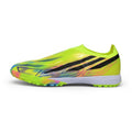 Adidas F50 Hyperfast Laceless Elite Yellow and Black Turf TF Kids Football Boot