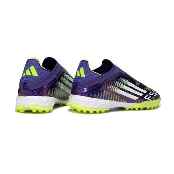 Adidas F50 Laceless Elite Purple and White TF