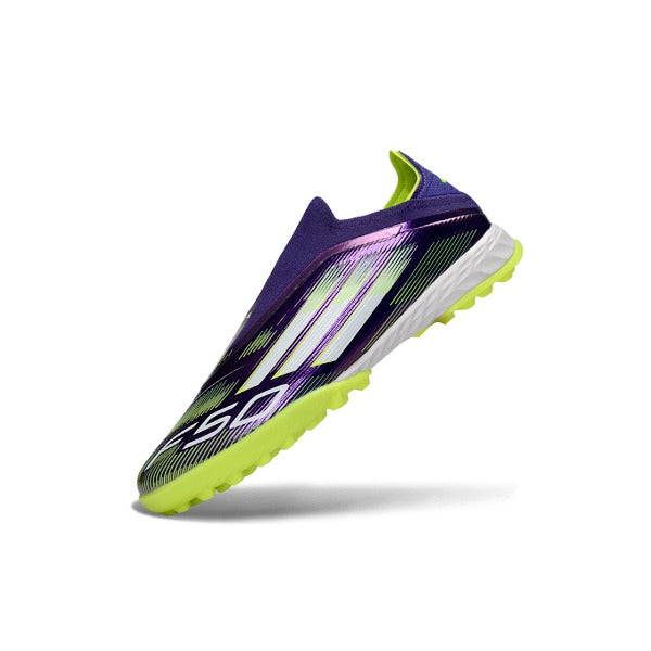 Adidas F50 Laceless Elite Purple and White TF