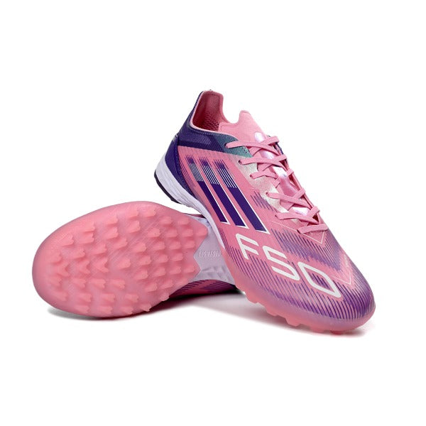 Adidas F50 Pink and Purple Kids Turf TF Football Boot