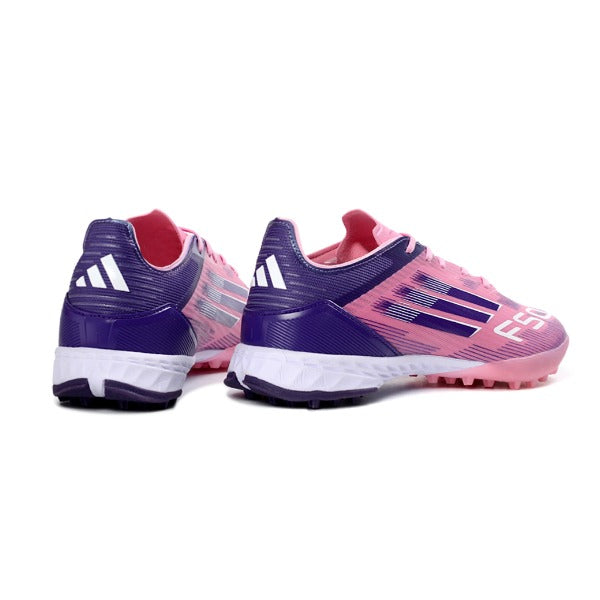 Adidas F50 Pink and Purple Kids Turf TF Football Boot