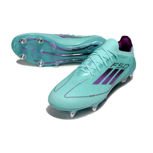 Adidas F50 Primeknit Elite Light Blue and Pink SG