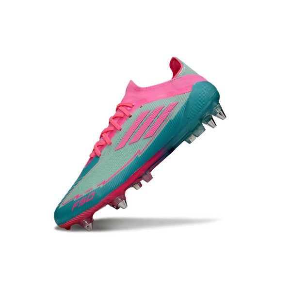Adidas F50 Primeknit Elite Light Blue and Pink SG Messi