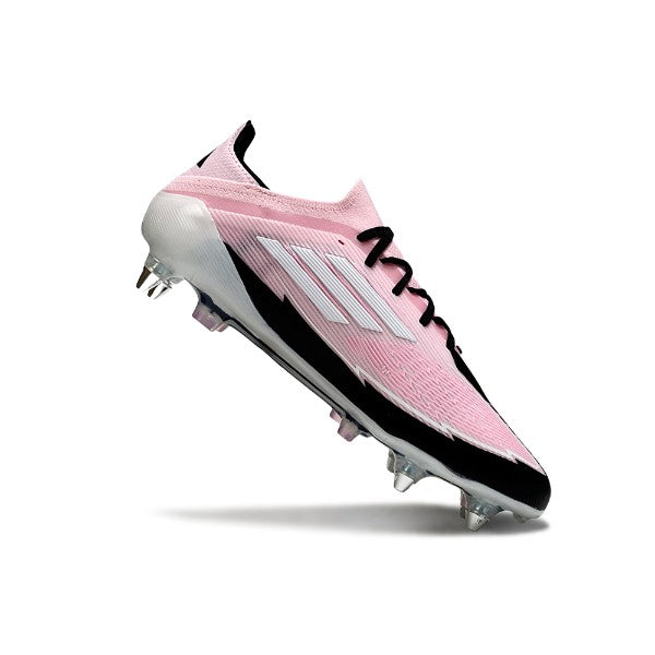 Adidas F50 Primeknit Elite Light Pink and Black SG