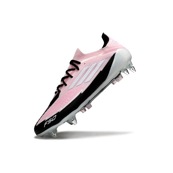 Adidas F50 Primeknit Elite Light Pink and Black SG