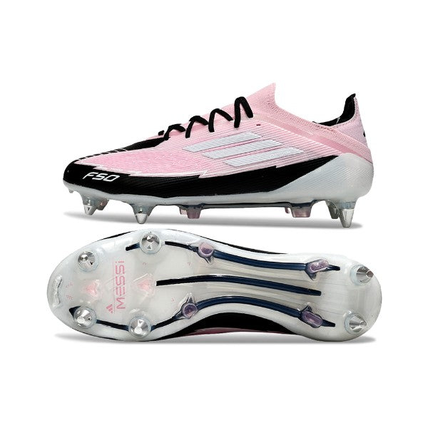 Adidas F50 Primeknit Elite Light Pink and Black SG