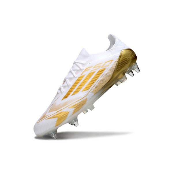 Adidas F50 Primeknit Elite White and Gold SG