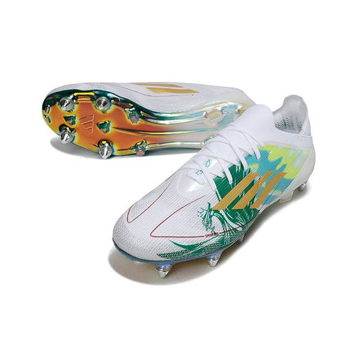 Adidas F50 Primeknit Elite White and Green SG