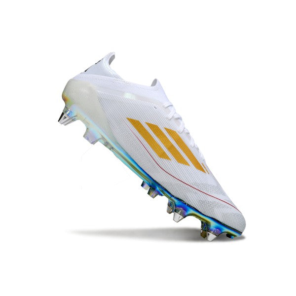 Adidas F50 Primeknit Elite White and Green SG