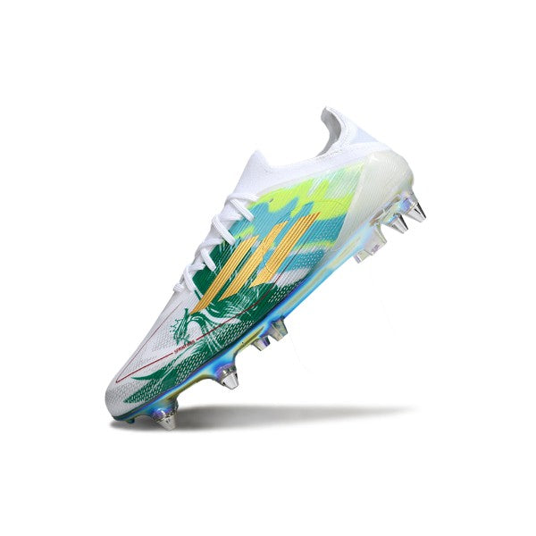 Adidas F50 Primeknit Elite White and Green SG