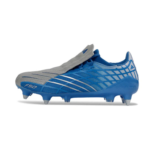 Adidas F50 Spider Light Blue and Silver SG