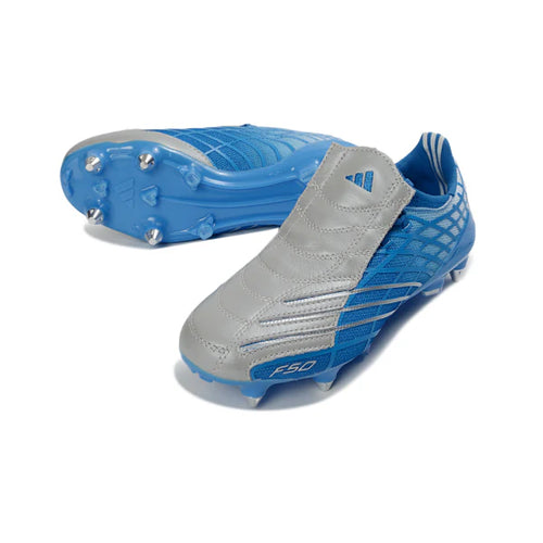 Adidas F50 Spider Light Blue and Silver SG