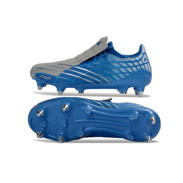 Adidas F50 Spider Light Blue and Silver SG