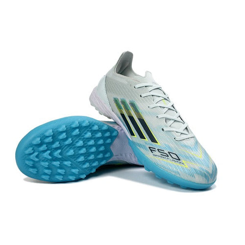 Adidas F50 White Pack Turf TF Kids Football Boot