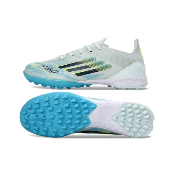 Adidas F50 White Pack Turf TF Kids Football Boot