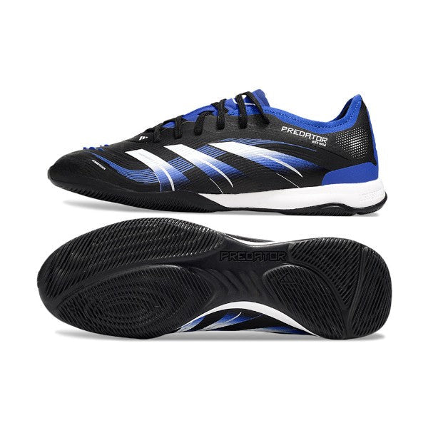 Adidas Predator 25 Elite Black Blue and White IC