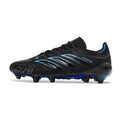 Adidas Predator 26 Elite Black and Blue Firm Ground FG Football Boot