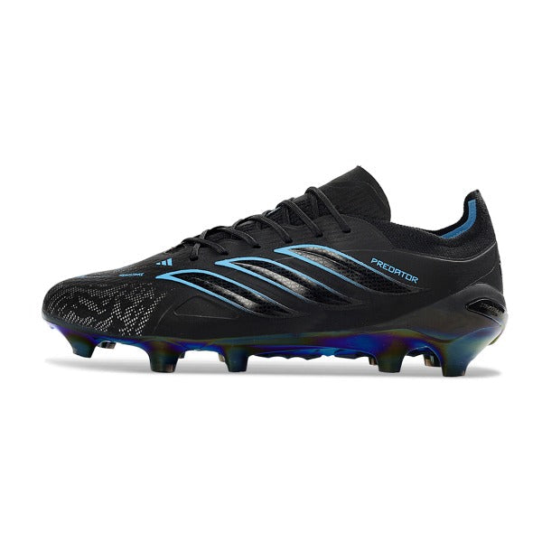 Adidas Predator 26 Elite Black and Blue Firm Ground FG Football Boot