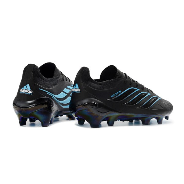 Adidas Predator 26 Elite Black and Blue Firm Ground FG Football Boot