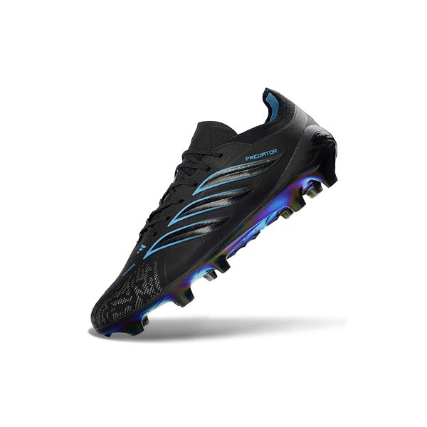 Adidas Predator 26 Elite Black and Blue Firm Ground FG Football Boot