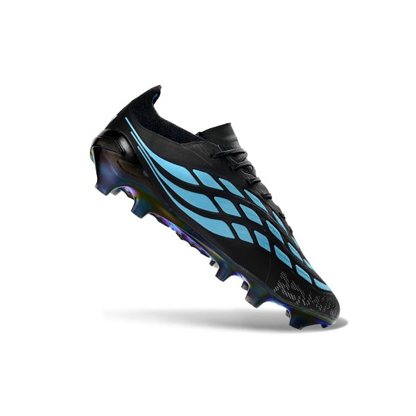 Adidas Predator 26 Elite Black and Blue Firm Ground FG Football Boot