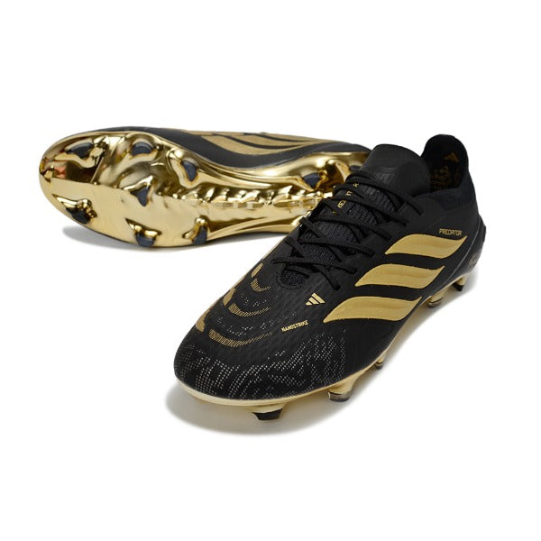 Adidas Predator 26 Elite Black and Golden FG