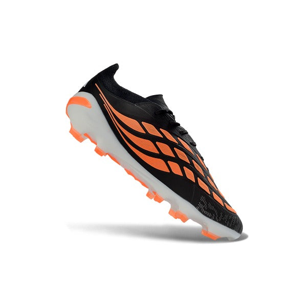 Adidas Predator 26 Elite Black and Orange Firm Ground FG Football Boot