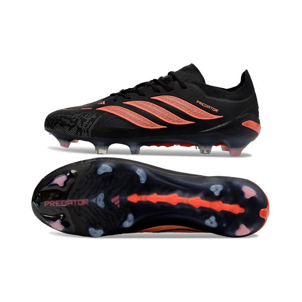 Adidas Predator 26 Elite Black and Orange FG