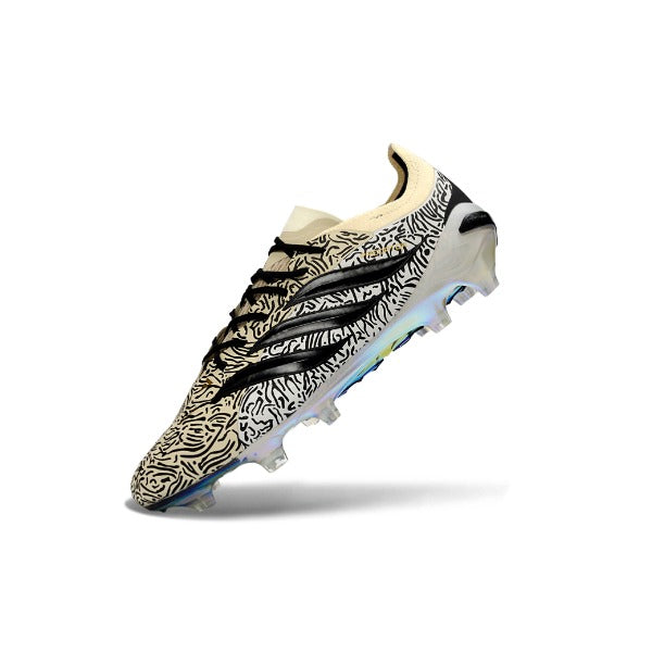 Adidas Predator 26 Elite Black, Beige and White FG