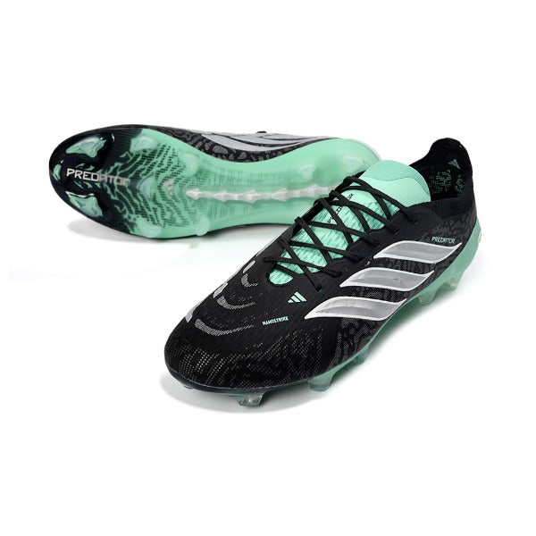 Adidas Predator 26 Elite Black, White and Green FG