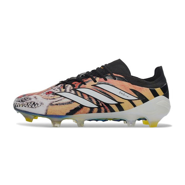 Adidas Predator 26 Elite Black White and Orange FG